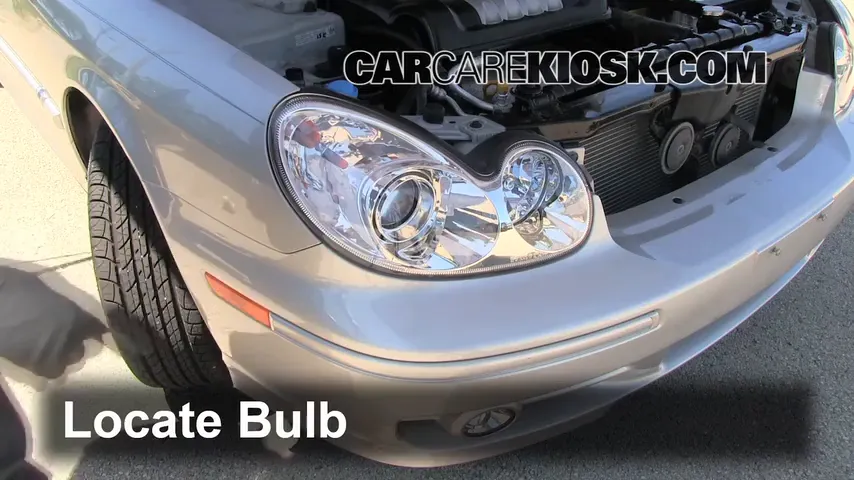 2004 Hyundai Sonata 2.4L 4 Cyl. Lights Highbeam (replace bulb)